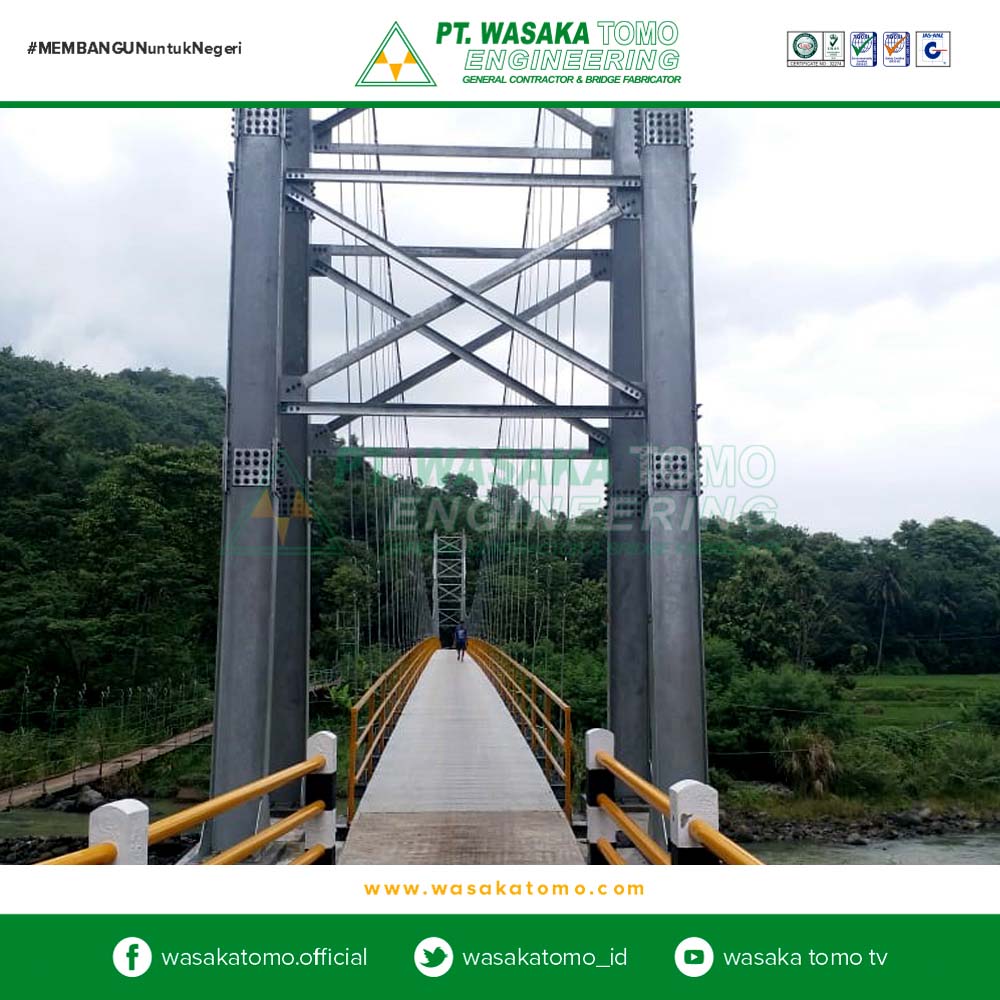 wasaka tomo engineering | fabrikator jembatan | kontraktor jembatan | jembatan rangka baja | jembatan panel bailey