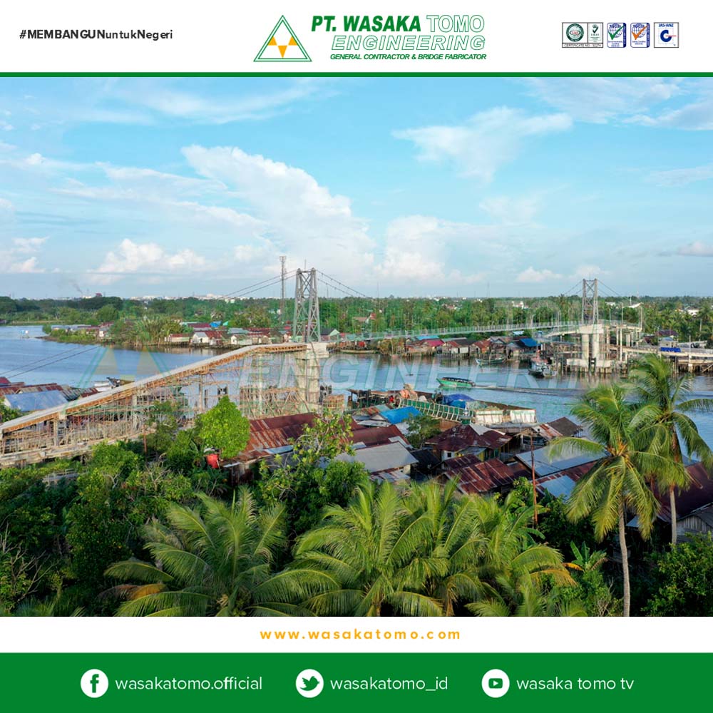 wasaka tomo engineering | fabrikator jembatan | kontraktor jembatan | jembatan rangka baja | jembatan panel bailey